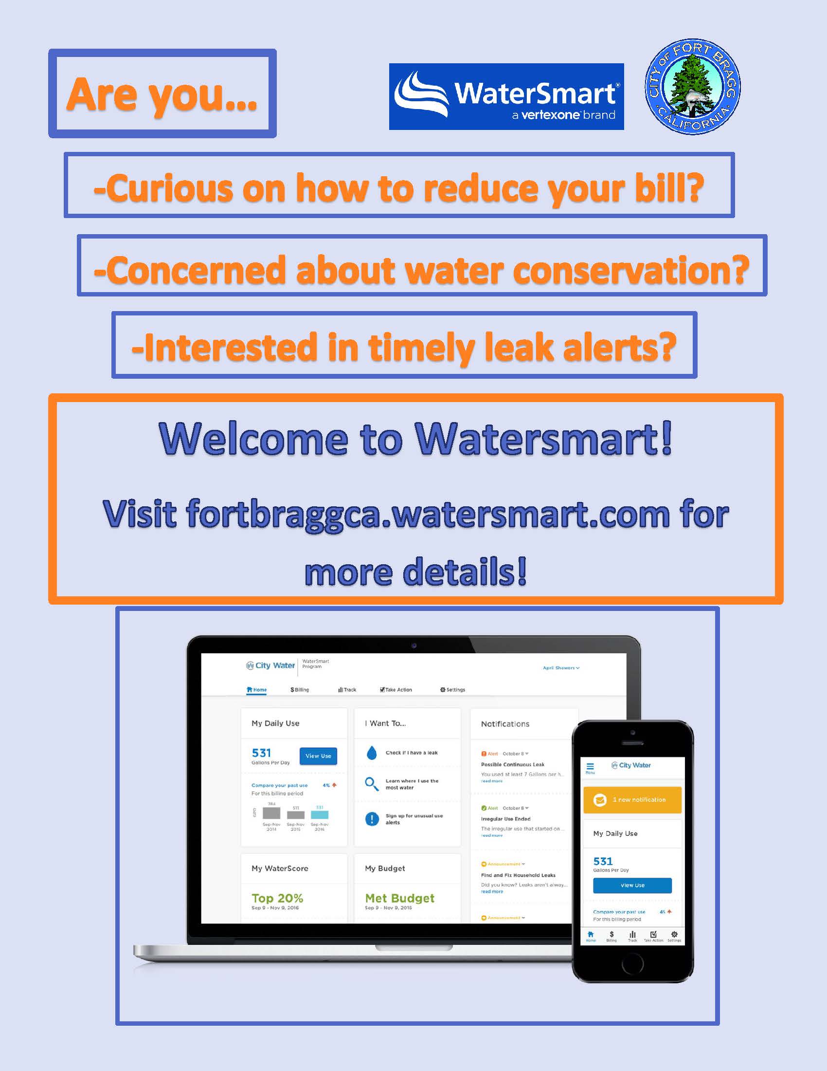 Welcome to Watersmart flyer - English