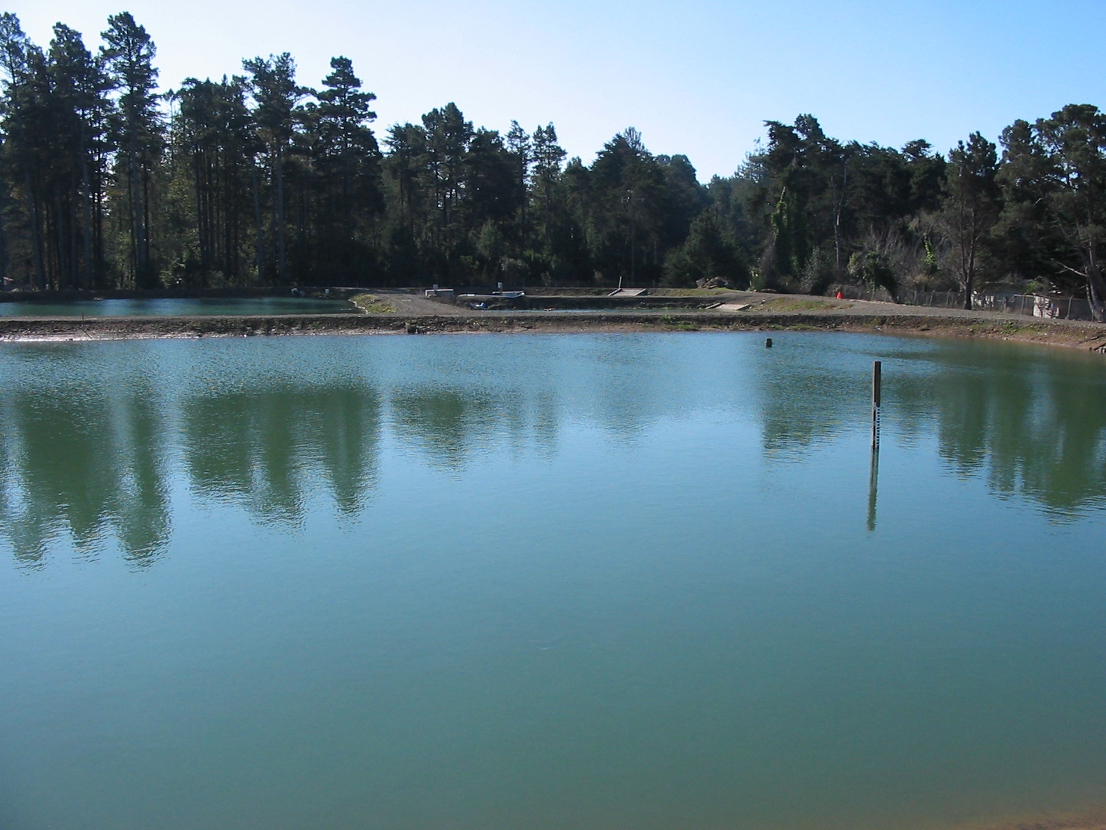 Raw water pond