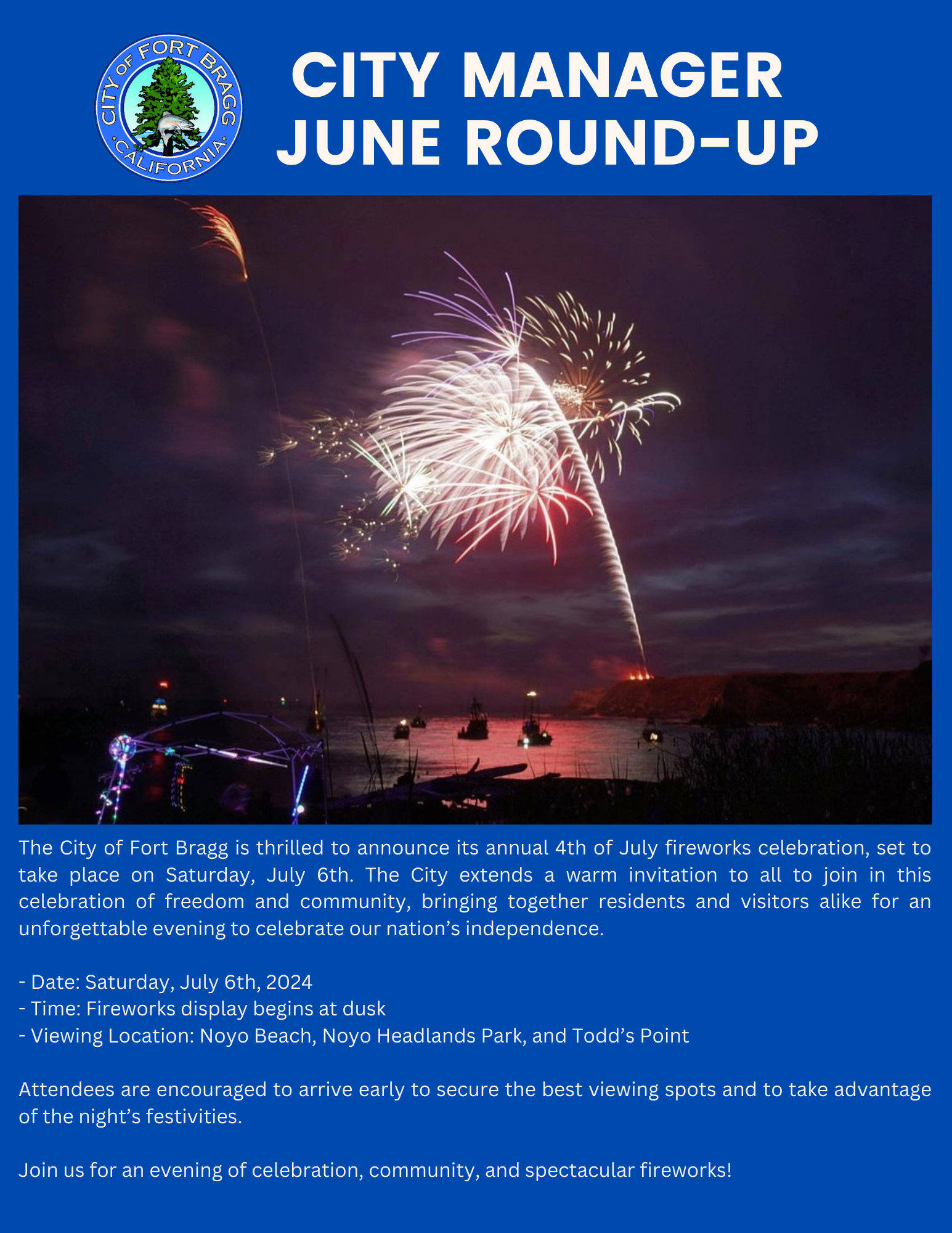 Copy of City Manager Roundup- June