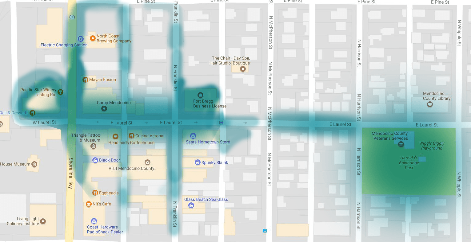 downtown wifi map